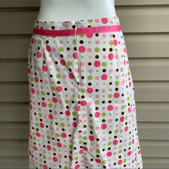 •Lily• Polka Dot Ribbon A-Line Skirt - Size Small - Picture 5 of 7